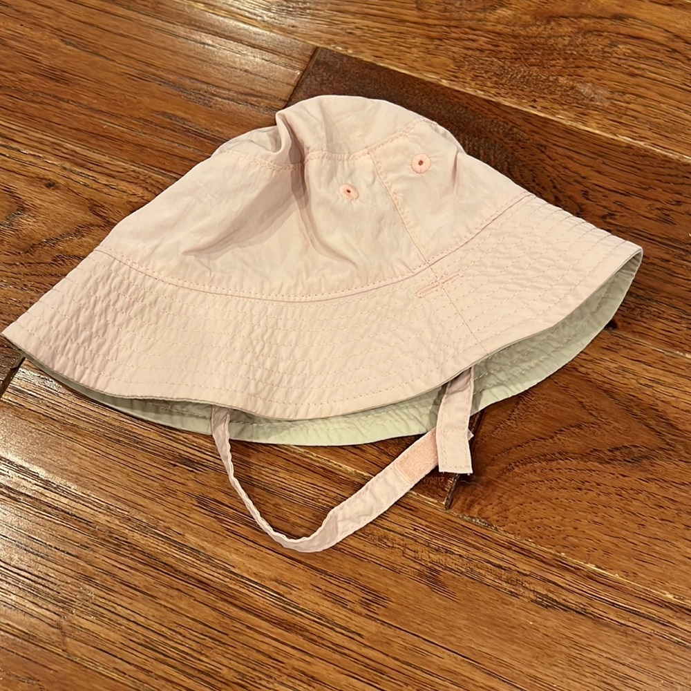 Pink Summer Bucket Hat Size 0-6 months - Picture 5 of 5